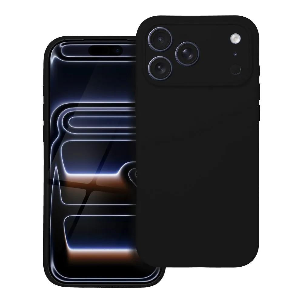 iPhone 17 Pro Max Handyhülle / Backcase Silikon Schwarz MagSafe kompatibel