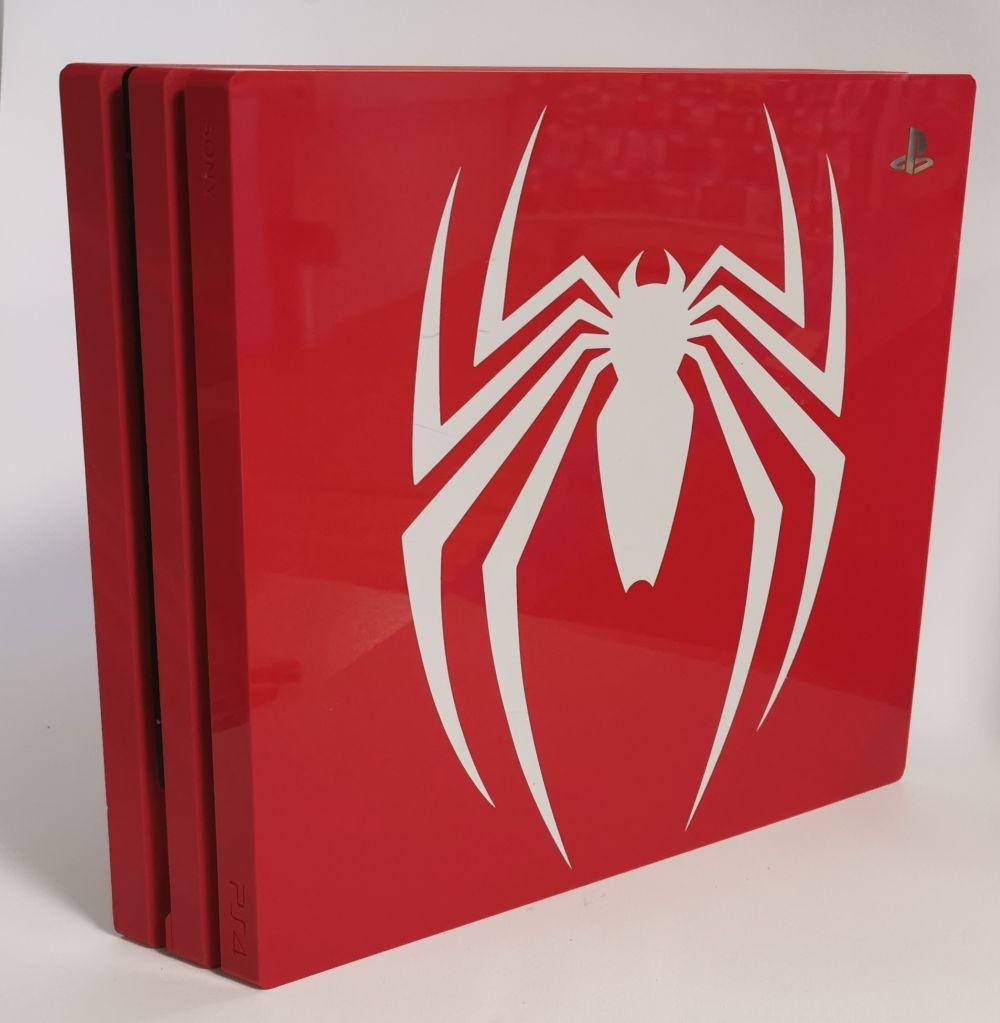 Playstation 4 Pro Konsole 1TB Spider Man Limited Edition - Zustand: Gut