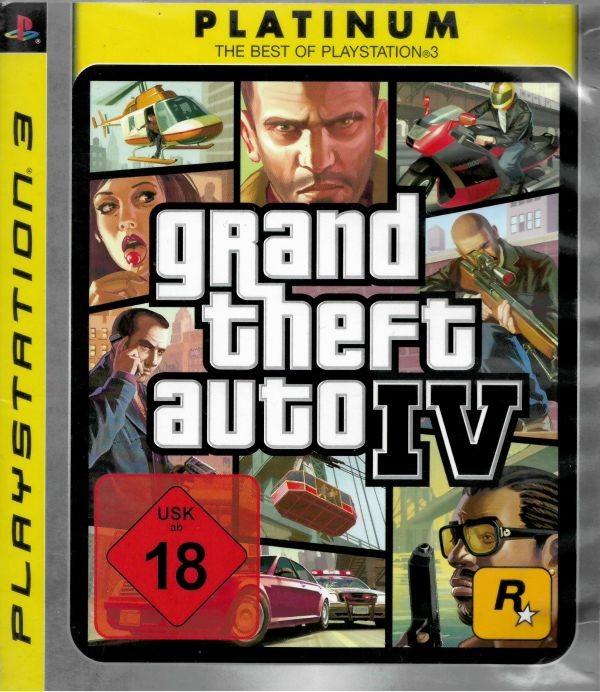 Grand Theft Auto IV Platinum- GTA 4 (PlayStation 3)