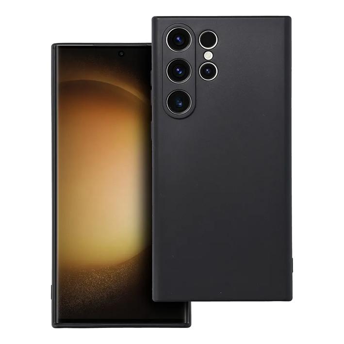 Galaxy S23 Ultra Handyhülle / Backcase Silikon Schwarz