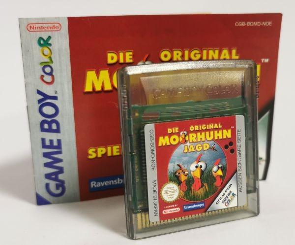 Die Original Moorhuhn Jagd (Game Boy Color) - Auswahl: Modul + Anleitung