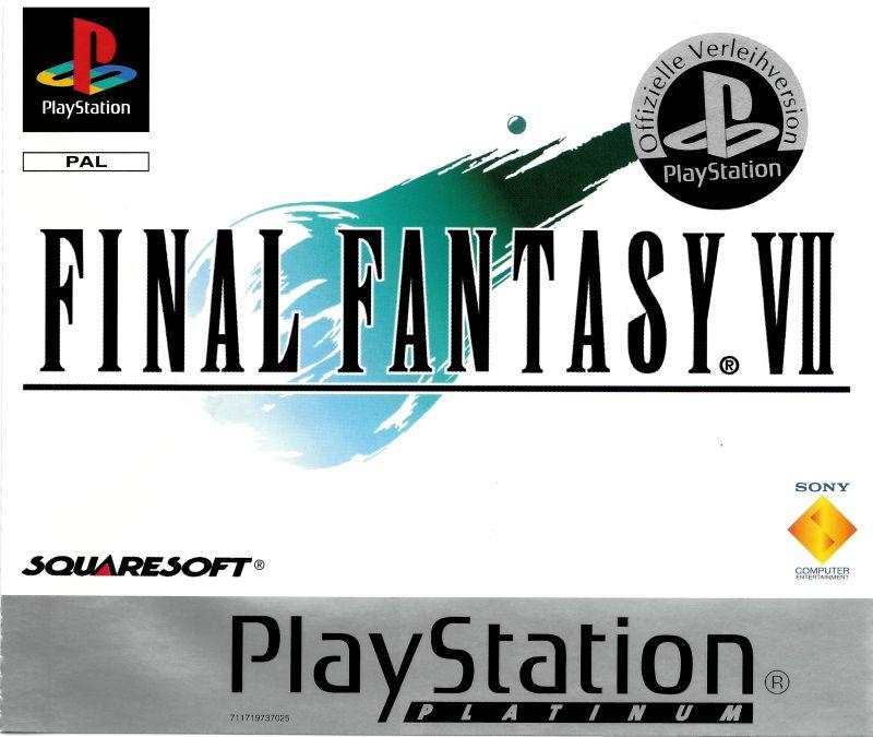 Final Fantasy VII - Platinum (PlayStation 1)