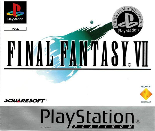 Final Fantasy VII - Platinum (PlayStation 1)