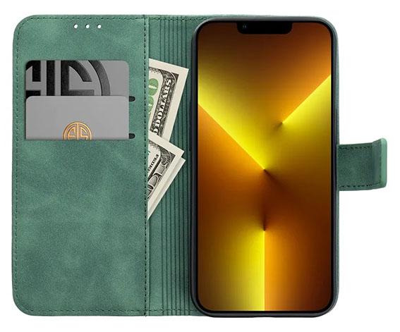 iPhone 14 Pro Magnet Book grün