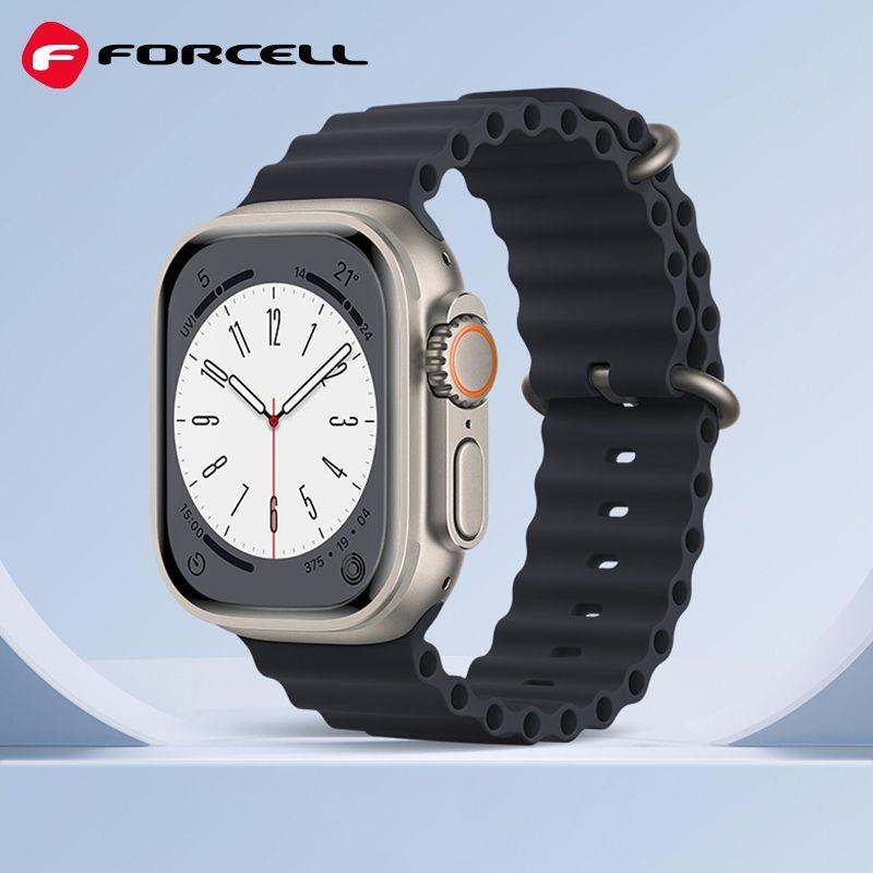 Armband Silicone Apple Watch 42 44 45 49 mm blau