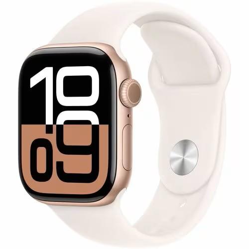 Apple Watch Series 10 (GPS + Cellular) 42 mm Aluminiumgehäuse Roségold