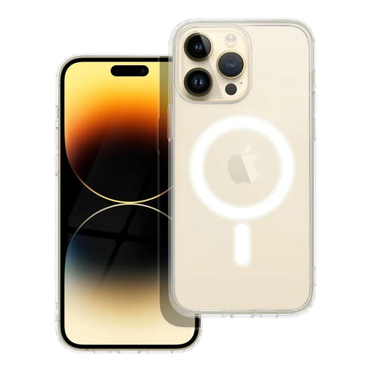 iPhone 14 Pro Max Handyhülle / Backcase Silikon Transparent MagSafe kompatibel