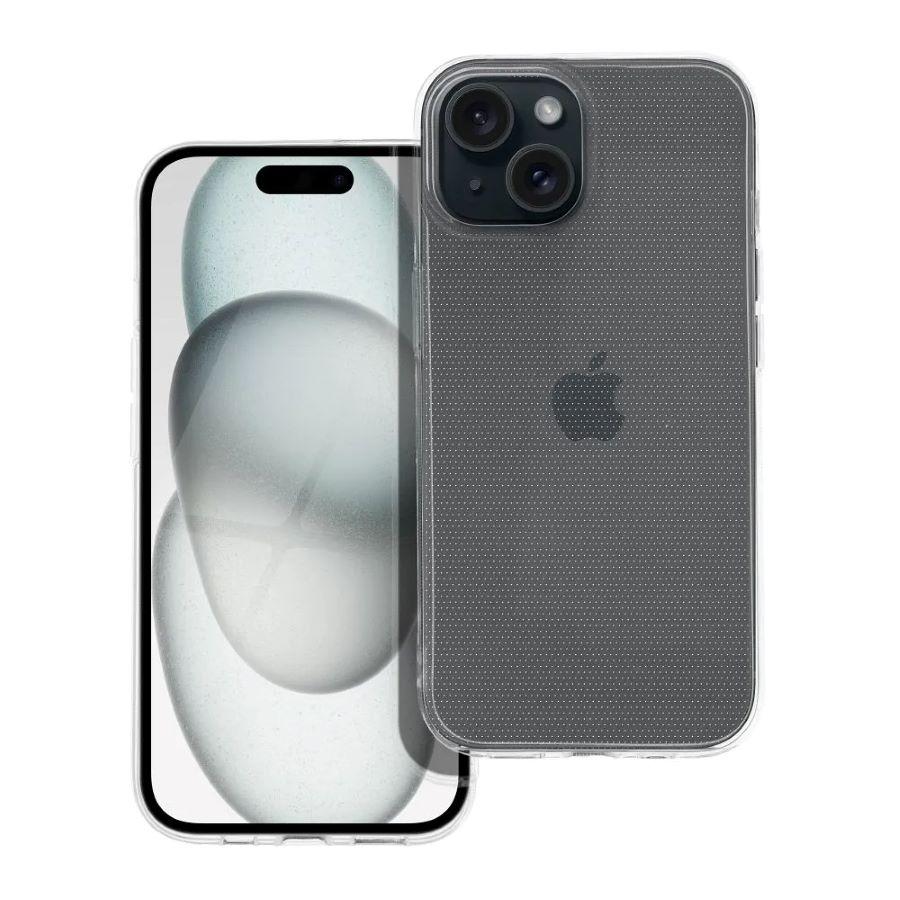 iPhone 15 Handyhülle / Backcase Silikon durchsichtig / transparent