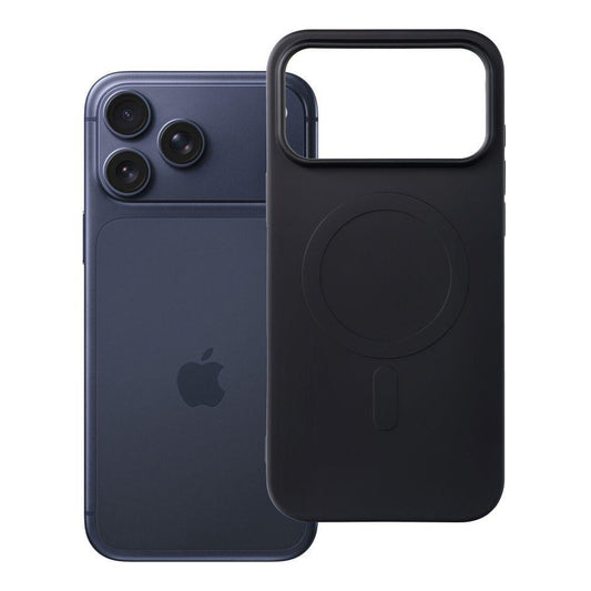 iPhone 17 Pro Max / 18 Pro Max Handyhülle / Backcase Silikon Schwarz MagSafe kompatibel