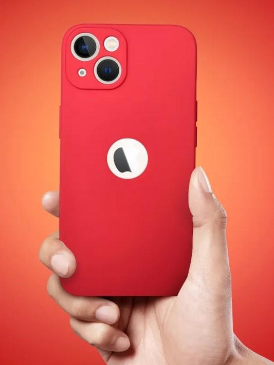 iPhone 14 Pro Handyhülle / Backcase Silikon Rot