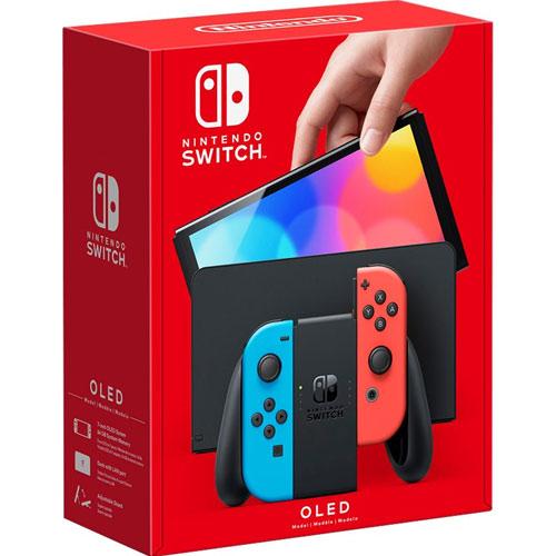 Nintendo Switch OLED Neon-Rot/Neon Blau