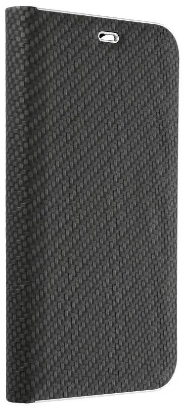 Forcell LUNA Carbon für iPhone 13 Pro Max Schwarz