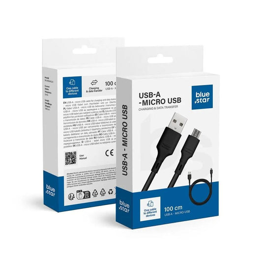Micro USB Kabel schwarz 1m