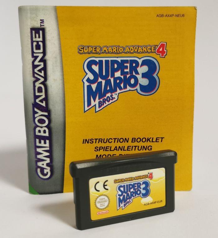 Super Mario Advance 4 Super Mario Bros. 3 (Game Boy Advance) - Auswahl: Modul + Anleitung