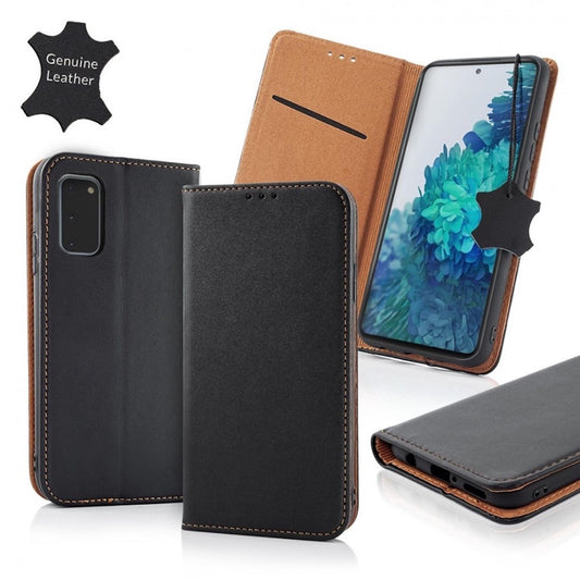Smart Pro Real Leder Book Galaxy S20