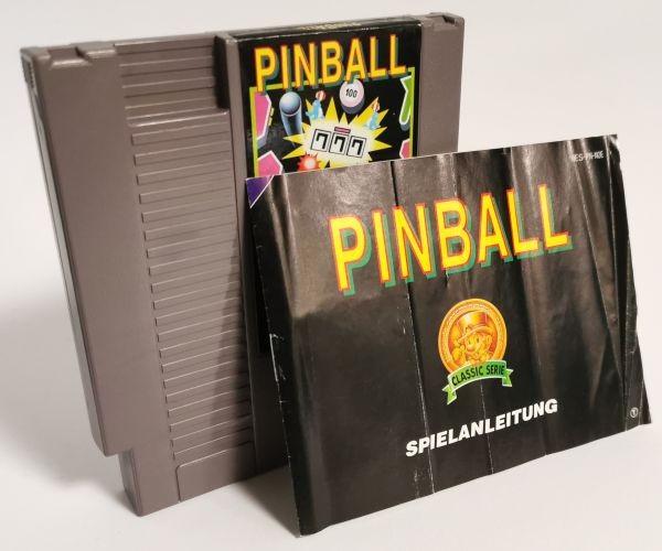 Pinball (Nintendo NES) - Auswahl: Modul + Anleitung