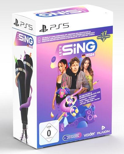 Lets Sing 2024 German Version 2 Mics PlayStation 5