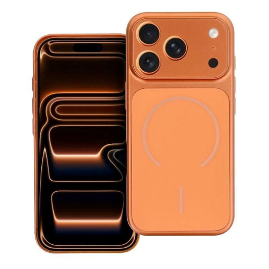Case for iPhone 17 Pro Max orange MagSafe kompatibel