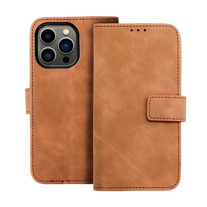 iPhone 14 Pro Max Magnet Book Tender Braun