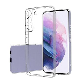 Galaxy S22 Handyhülle / Backcase Silikon mit Kameraschutz durchsichtig / transparent