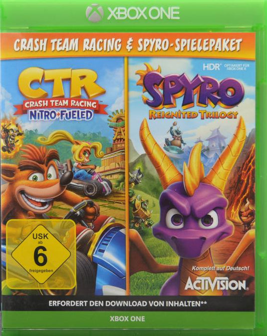 Spyro Reignited Trilogy Crash Team Racing Nitro Fueled Bundle Xbox One