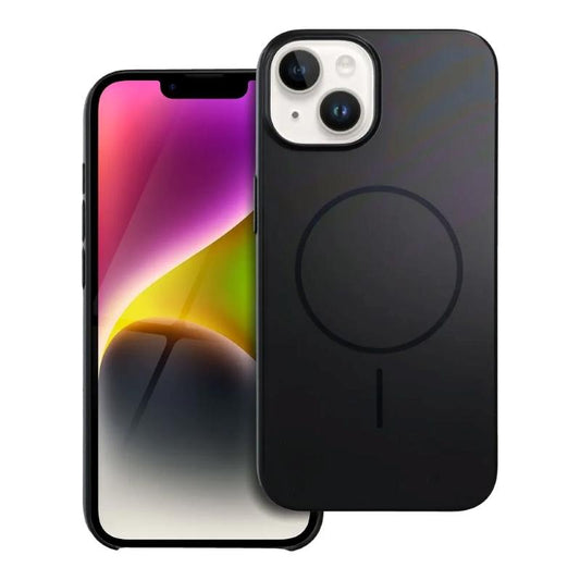 iPhone 13/14 Handyhülle / Backcase Glossy Schwarz / MagSafe kompatibel