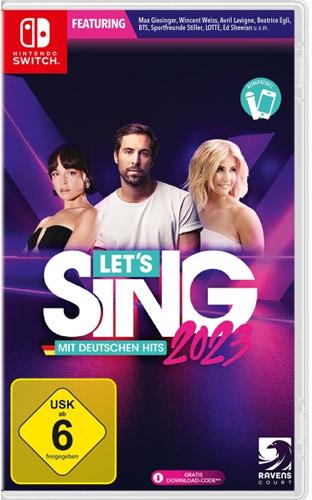 Lets Sing 2023 mit deutschen Hits Nintendo Switch