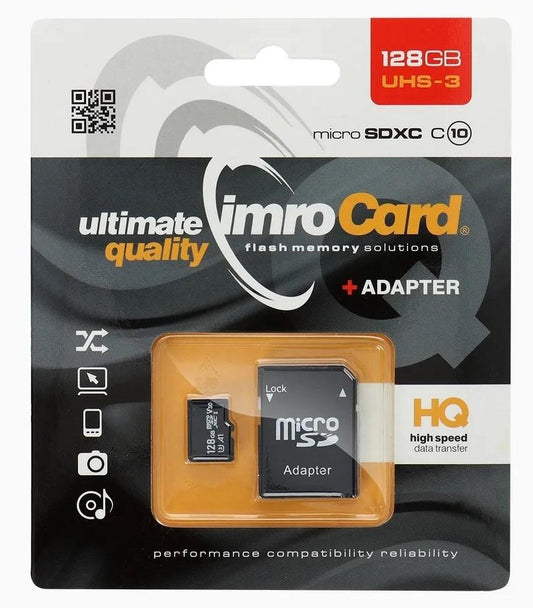 imro Micro-SDXC Speicherkarte mit Adapter