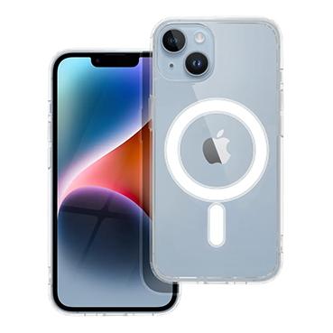 iPhone 14 Plus Handyhülle / Backcase Silikon Transparent MagSafe kompatibel
