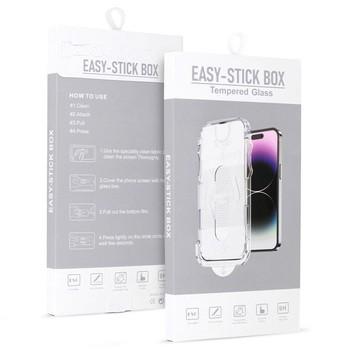 iPhone 16 Pro Max Tempered Glass Full Glue Easy-Stick Box