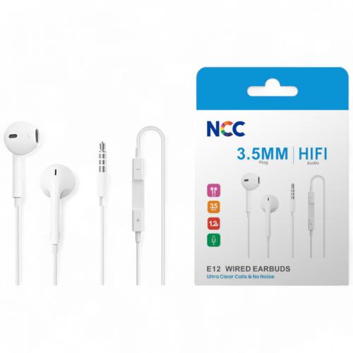Kopfhörer Headset NCC Earphones (HIFI|E12|3,5mm)