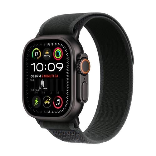 Apple Watch Ultra 2 49mm Black Titanium Trail Loop M/L