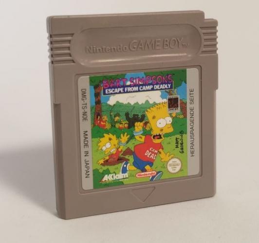 Bart Simpsons Escape from Camp Deadly (Nintendo Game Boy) Bart Simpsons Escape from Camp Deadly (Nintendo Game Boy)