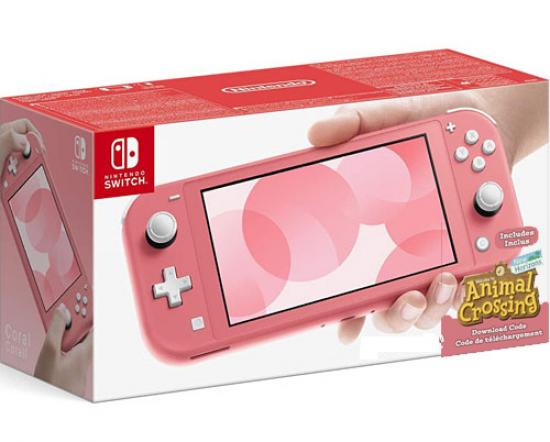 Nintendo Switch Lite Koralle inkl. Animal Crossing
