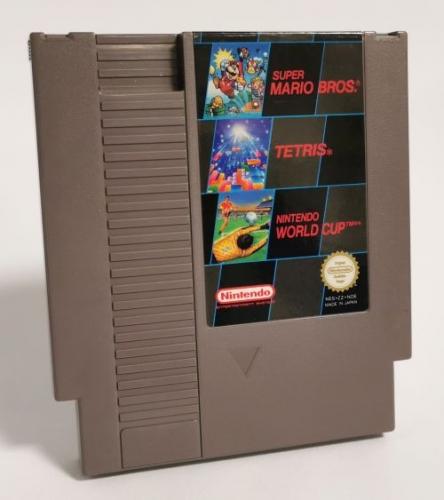 Super Mario Bros. + Tetris + World Cup (Nintendo NES)