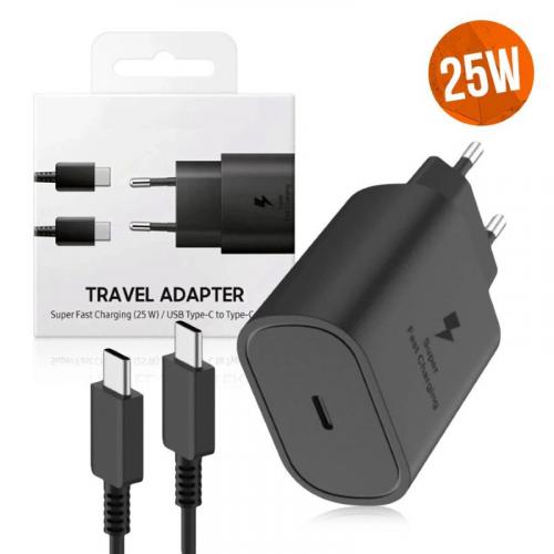 Schnellladapter 25W + USB-C Kabel Schnellladapter 25W + USB-C Kabel