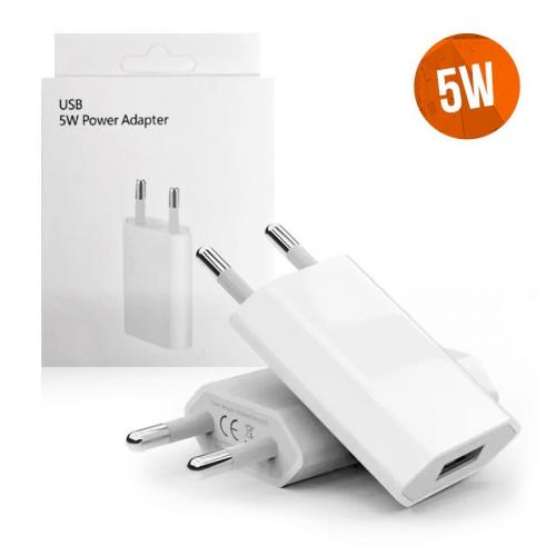 Ladegerät / Ladeadapter USB 5W Weiß Ladegerät / Ladeadapter USB 5W Weiß