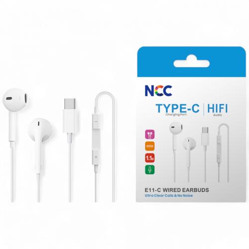 Kopfhörer Headset NCC Earphones (HIFI|E11-C|Typ-C)