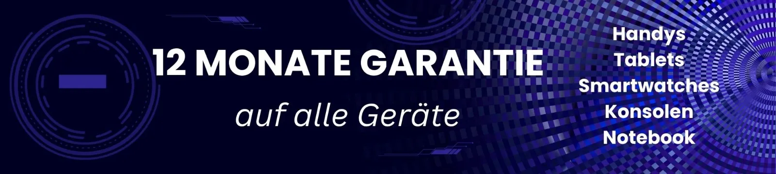 12 Monate Garantie