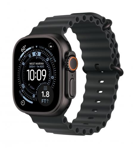 Apple Watch Ultra 3 49mm Black Titanium Black Ocean Band