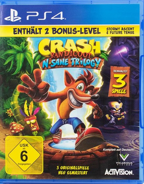 Crash Bandicoot N Sane Trilogy PlayStation 4