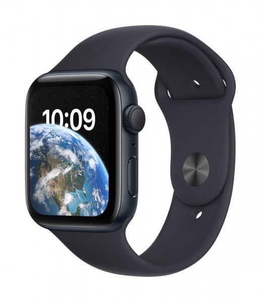 Apple Watch SE (2. Gen. / 2022) (GPS) 44mm Aluminiumgehäuse Mitternacht